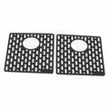 Ruvati Silicone Bottom Grid Sink Mat for RVG1385 and RVG2385 Sinks Black RVA41385BK